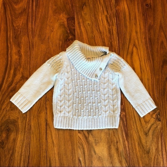 Janie and Jack Blue Sweater - Picture 1 of 4